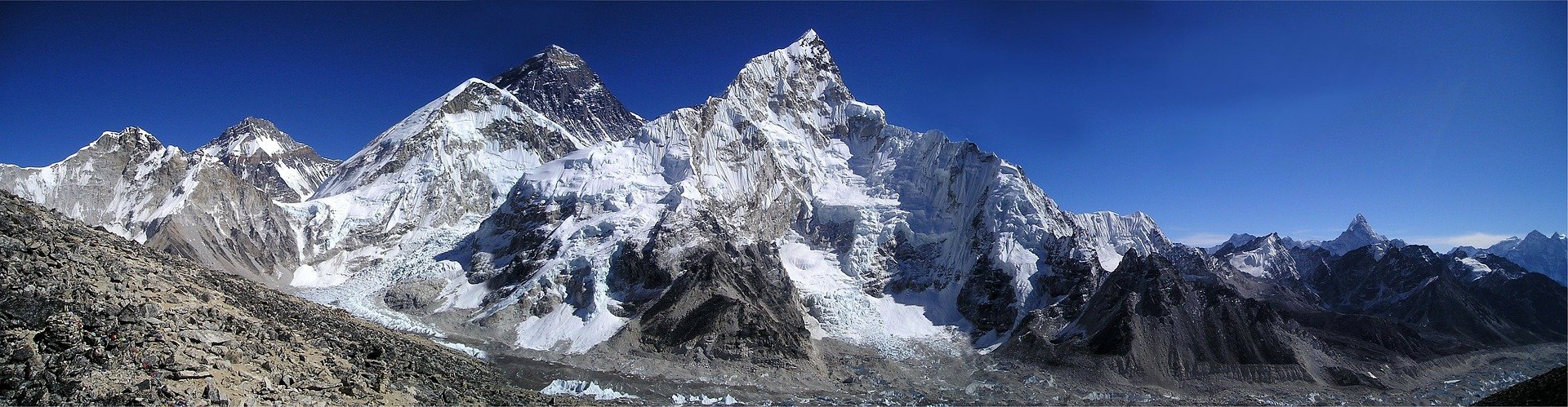 The highest mountain on earth: Mount Everest